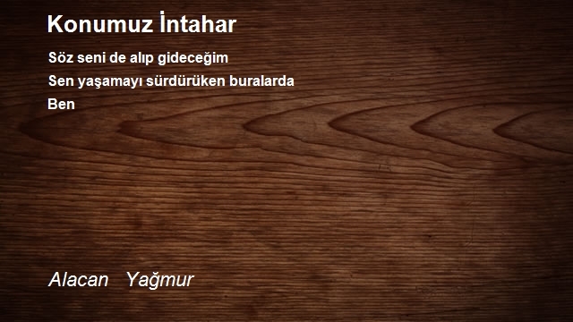 Alacan Yağmur