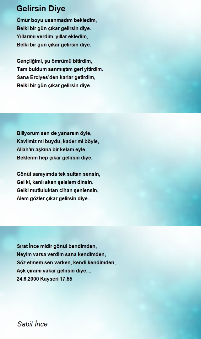 Sabit İnce