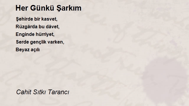 Cahit Sıtkı Tarancı