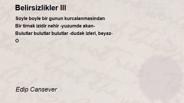 Edip Cansever