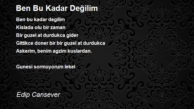 Edip Cansever