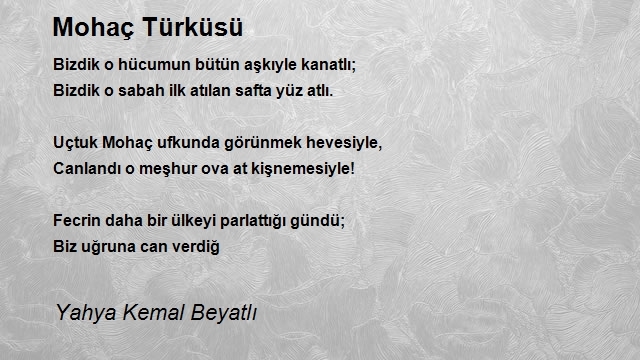 Yahya Kemal Beyatlı