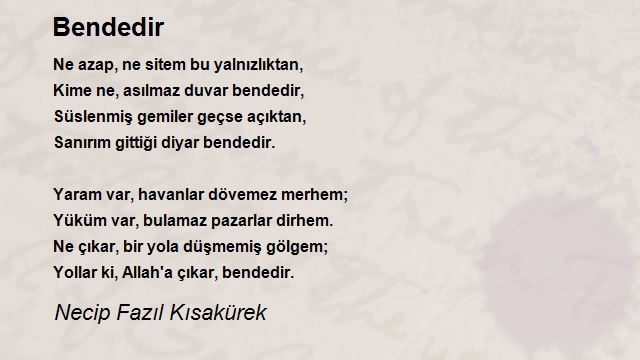 Necip Fazıl Kısakürek