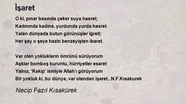 Necip Fazıl Kısakürek