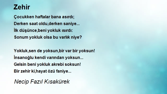 Necip Fazıl Kısakürek