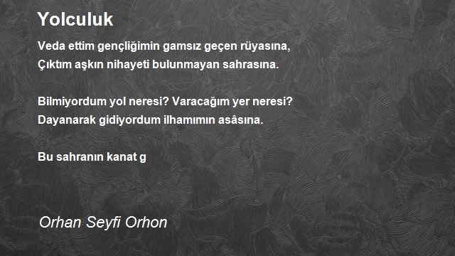 Orhan Seyfi Orhon