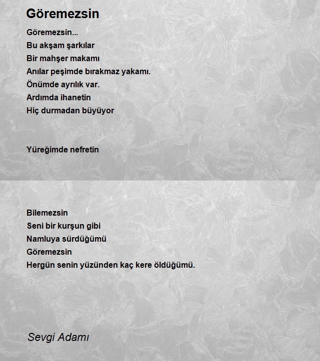 Sevgi Adamı