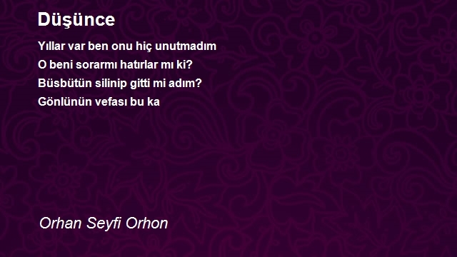 Orhan Seyfi Orhon