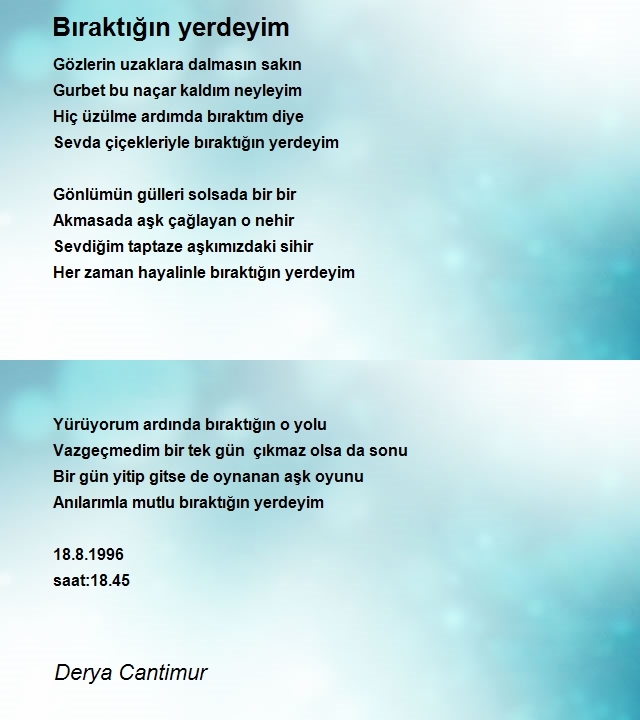 Derya Cantimur