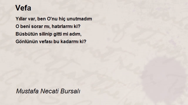 Mustafa Necati Bursalı