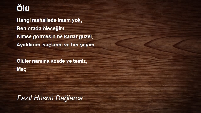 Fazıl Hüsnü Dağlarca