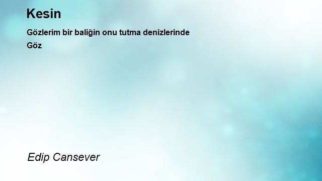 Edip Cansever