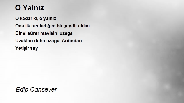 Edip Cansever