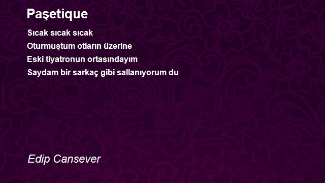 Edip Cansever