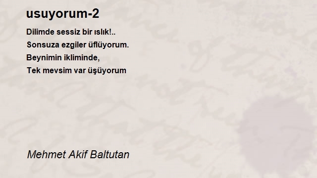 Mehmet Akif Baltutan