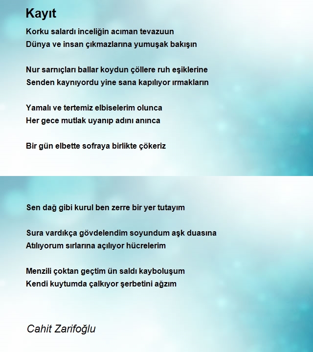 Cahit Zarifoğlu