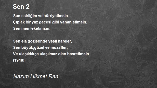 Nazım Hikmet Ran