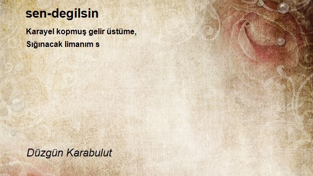 Düzgün Karabulut