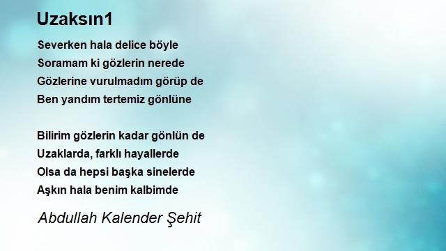 Abdullah Kalender Şehit