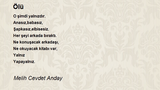 Melih Cevdet Anday