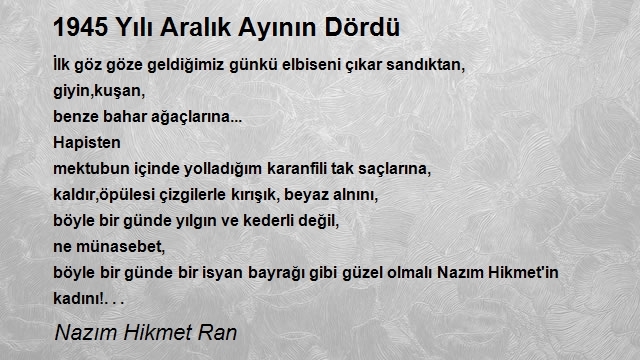 Nazım Hikmet Ran