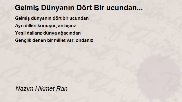 Nazım Hikmet Ran