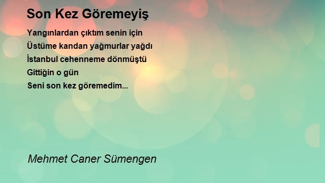 Mehmet Caner Sümengen