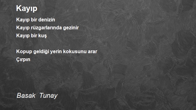 Basak Tunay