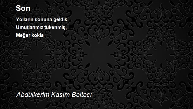 Abdülkerim Kasım Baltacı