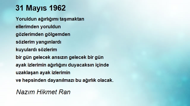 Nazım Hikmet Ran