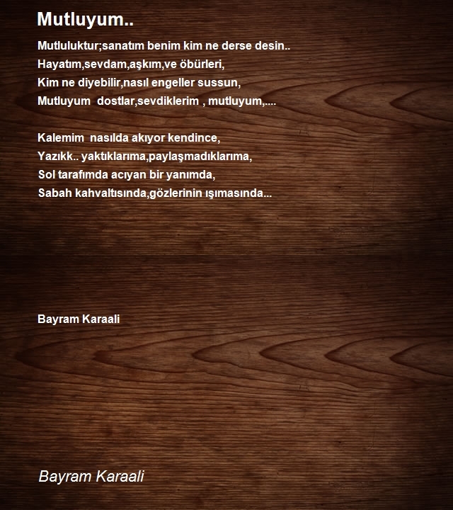 Bayram Karaali