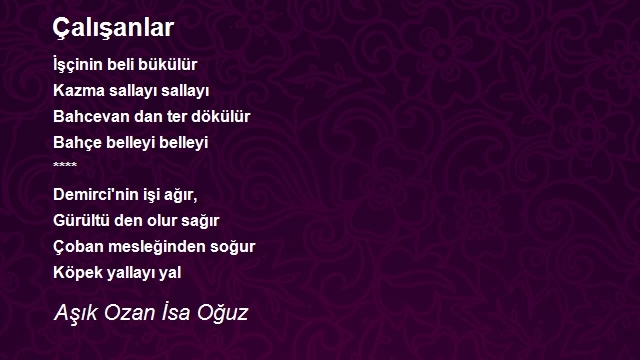 Aşık Ozan İsa Oğuz