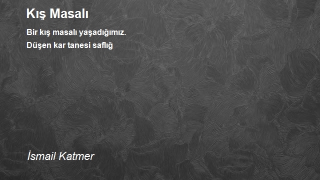 İsmail Katmer