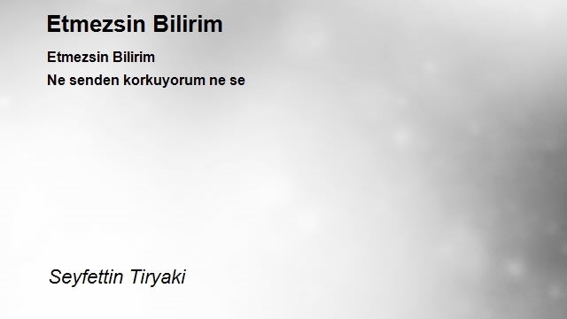 Seyfettin Tiryaki