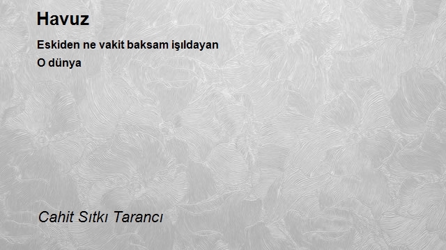 Cahit Sıtkı Tarancı