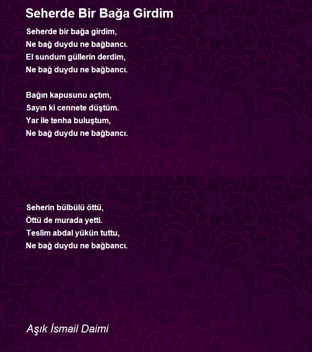 Aşık İsmail Daimi