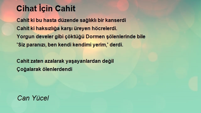 Can Yücel