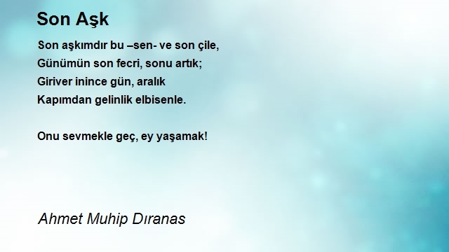 Ahmet Muhip Dıranas