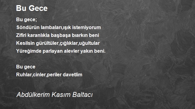 Abdülkerim Kasım Baltacı