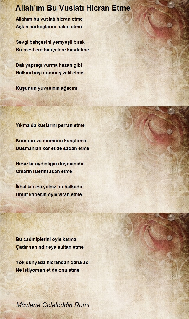 Mevlana Celaleddin Rumi