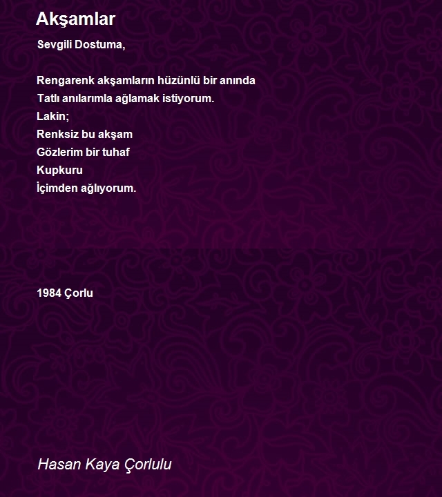 Hasan Kaya Çorlulu