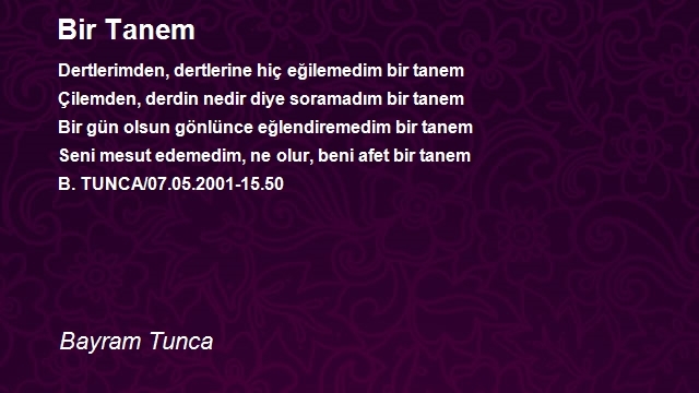 Bayram Tunca