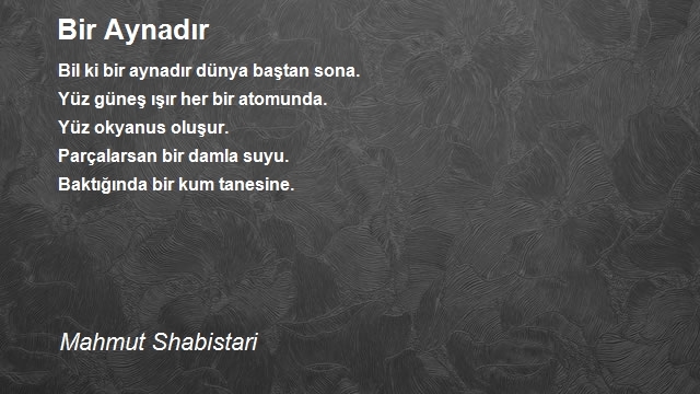 Mahmut Shabistari