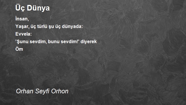 Orhan Seyfi Orhon