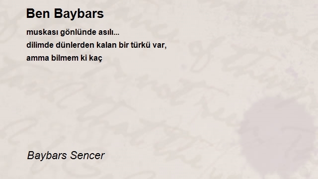 Baybars Sencer