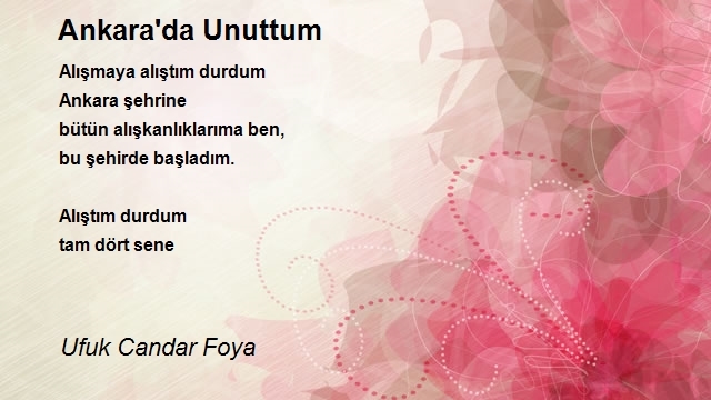 Ufuk Candar Foya