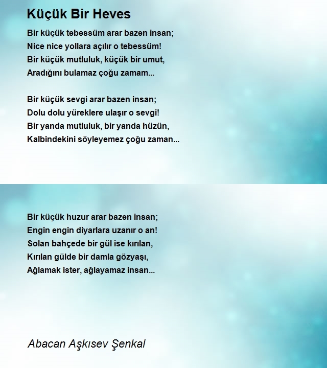 Abacan Aşkısev Şenkal