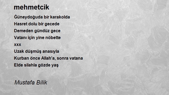 Mustafa Bilik