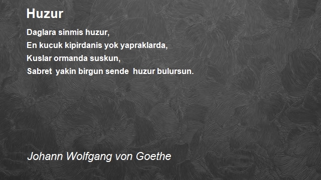 Johann Wolfgang von Goethe