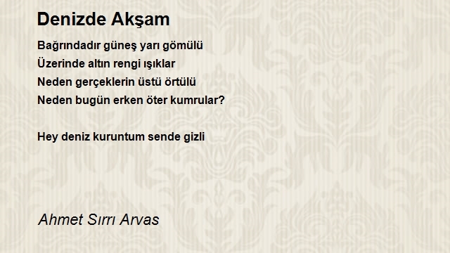 Ahmet Sırrı Arvas